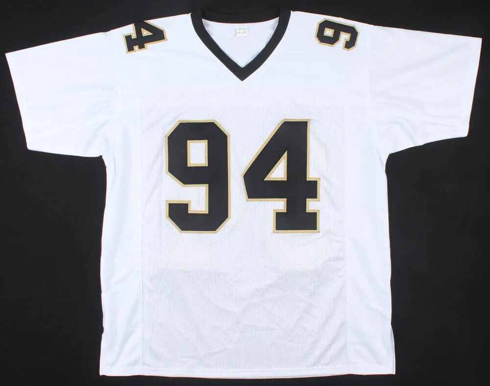 Cameron Jordan Signed New Orleans Saints White Jersey (PSA Holo) 3Pro Bowl D.E.