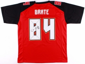 Cameron Brate Signed Buccaneers Jersey (JSA COA) "Brate Train / Tampa Bay T.E.