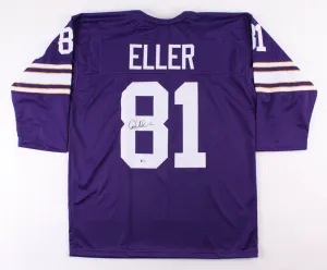 Carl Eller Signed Minnesota Vikings Jersey (Beckett COA) 1969 NFL Champion