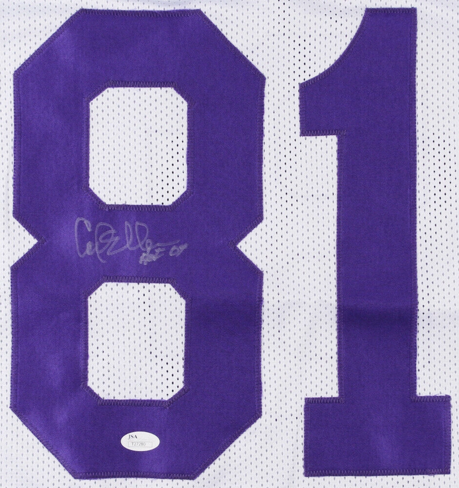 Carl Eller Signed Minnesota Vikings Jersey Inscribed HOF 04 (JSA) 1969 NFL Champ