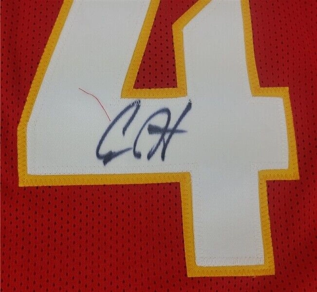 Carlos Hyde Signed Kansas City Chiefs Jersey (PSA) former Ohio State Buckeyes RB