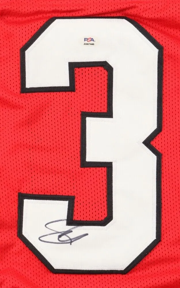Carson Palmer Signed Arizona Cardinals Red Jersey (PSA) 3Pro Bowl Quarterback