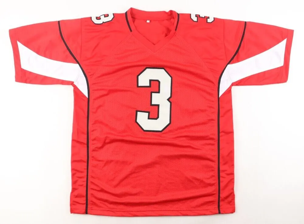 Carson Palmer Signed Arizona Cardinals Red Jersey (PSA) 3Pro Bowl Quarterback