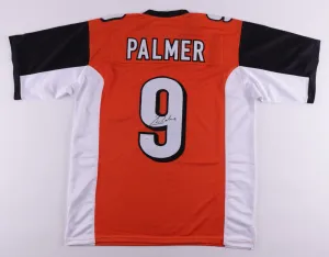 Carson Palmer Signed Bengals Jersey (JSA COA) Cincinnati's 3Pro Bowl Q.B.