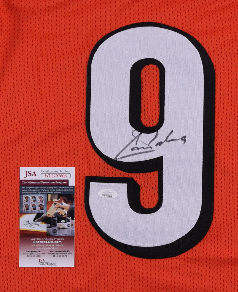 Carson Palmer Signed Bengals Jersey (JSA COA) Cincinnati's 3Pro Bowl Q.B.