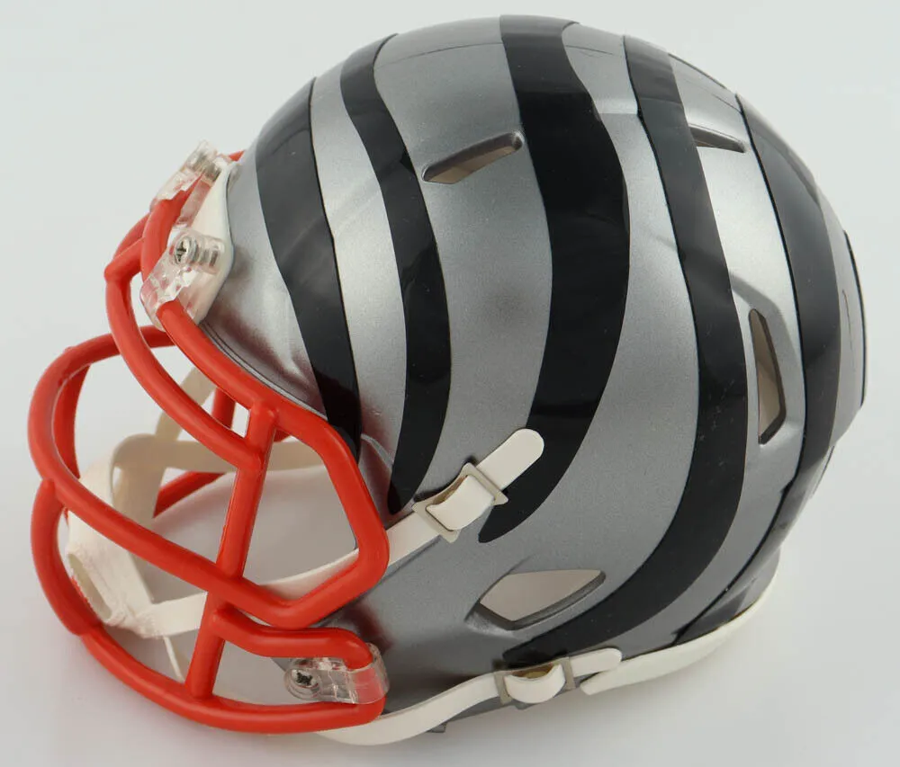 Carson Palmer Signed Cincinnati Bengals Flash Alternate Speed Mini Helmet (JSA)