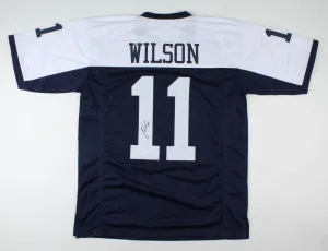 Cedrick Wilson Jr. Signed Cowboys Jersey (JSA COA) Dallas Draft Pick 2018 / W R