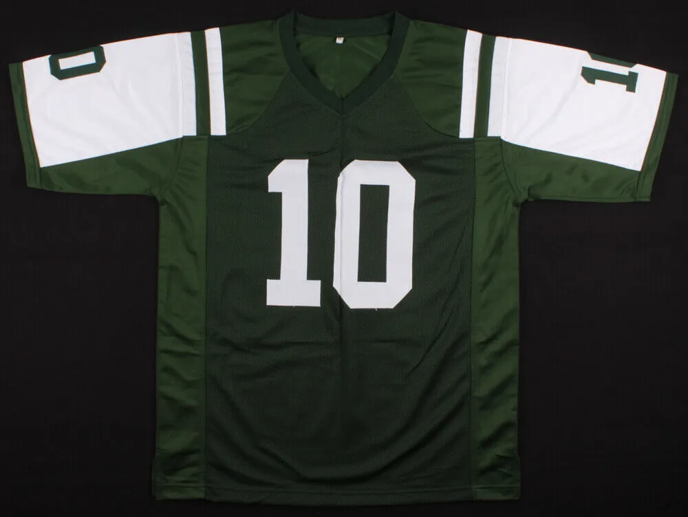 Chad Pennington Signed New York Jets Jersey (Beckett) NY Starting QB (2000-2007)