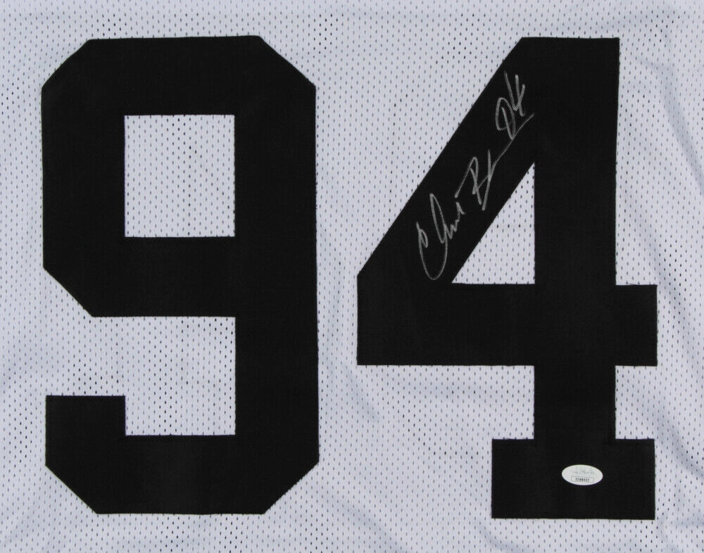 Chad Brown Signed Pittsburgh Steelers Jersey (JSA COA) 3Pro Bowl Linebackr
