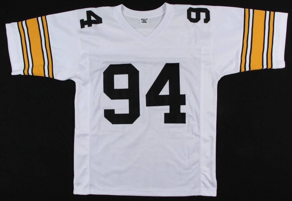 Chad Brown Signed Pittsburgh Steelers Jersey (JSA COA) 3Pro Bowl Linebackr