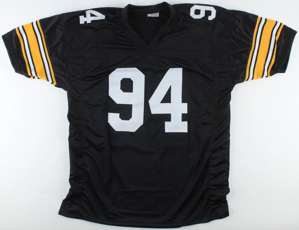 Chad Brown Signed Pittsburgh Steelers Jersey (TSE Hologram) 3Pro Bowl Linebackr