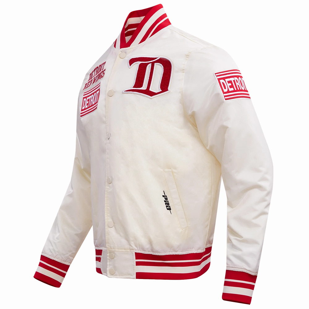 CHAMARRA DE SATN NHL DETROIT RED WINGS RETRO CLASSICS