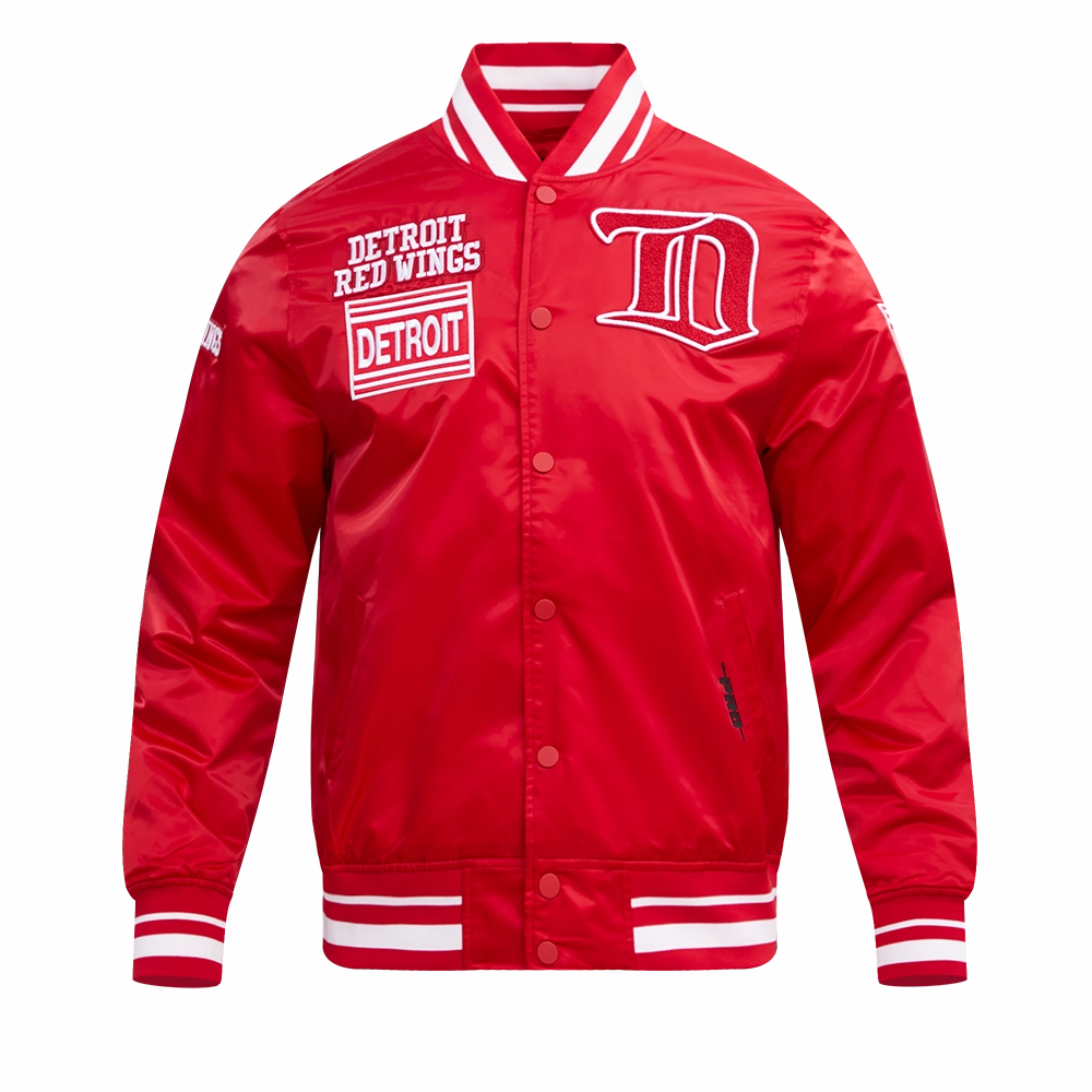 CHAMARRA DE SATN NHL DETROIT RED WINGS RETRO CLASSICS