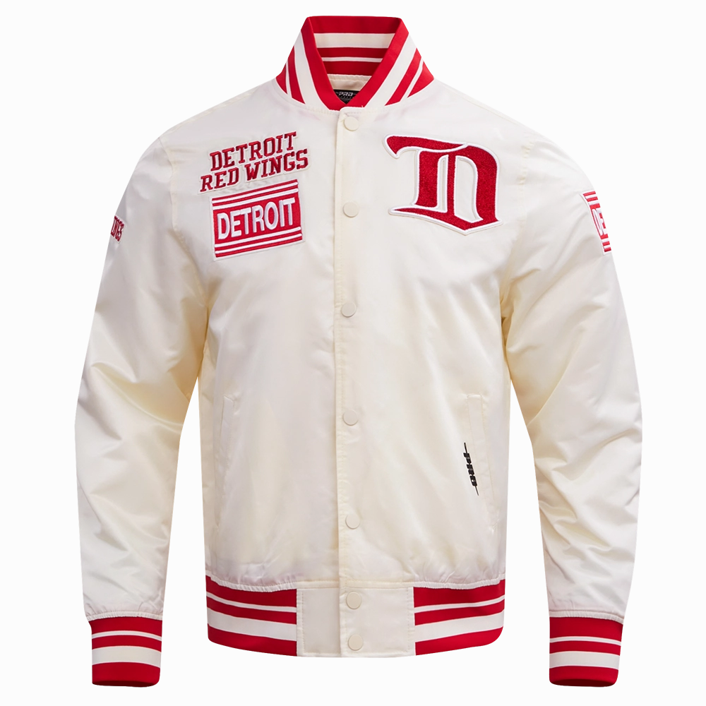CHAMARRA DE SATN NHL DETROIT RED WINGS RETRO CLASSICS