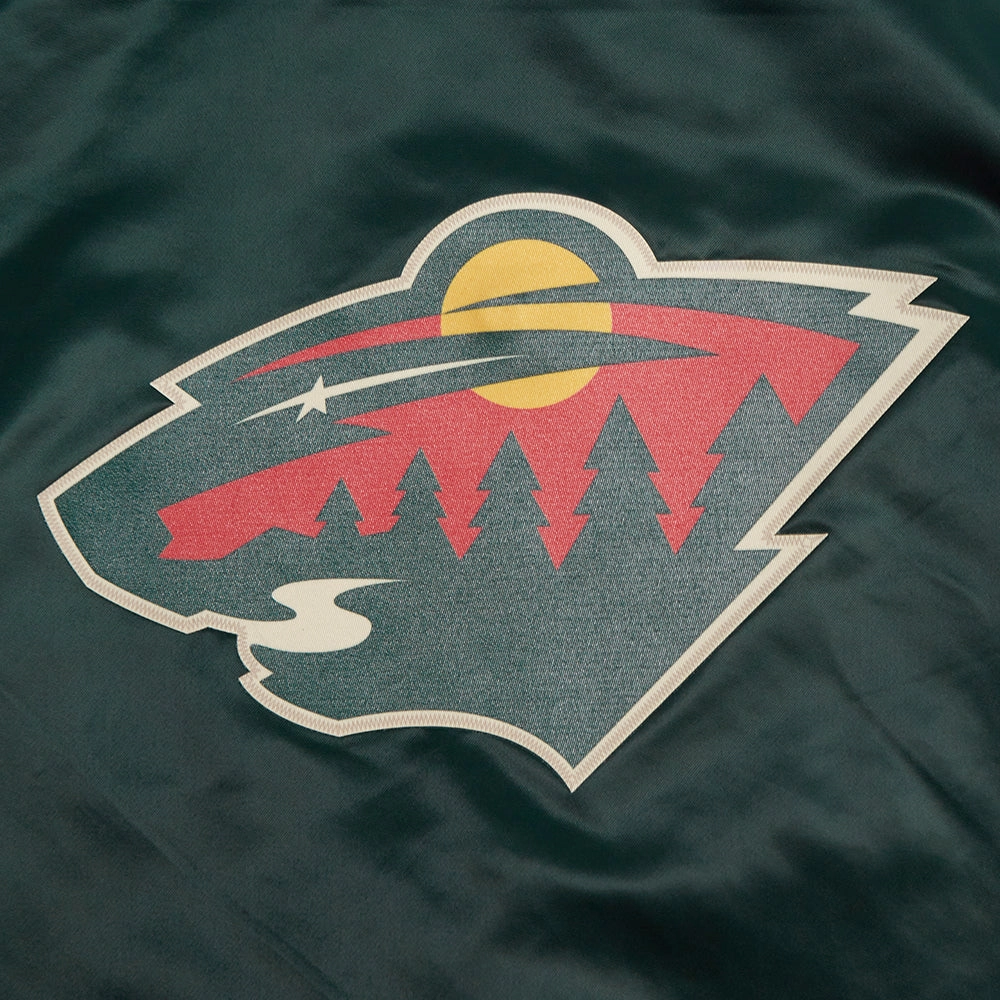 CHAMARRA DE SATN NHL MINNESOTA WILD CLASSIC CHENILLE PARA MUJER