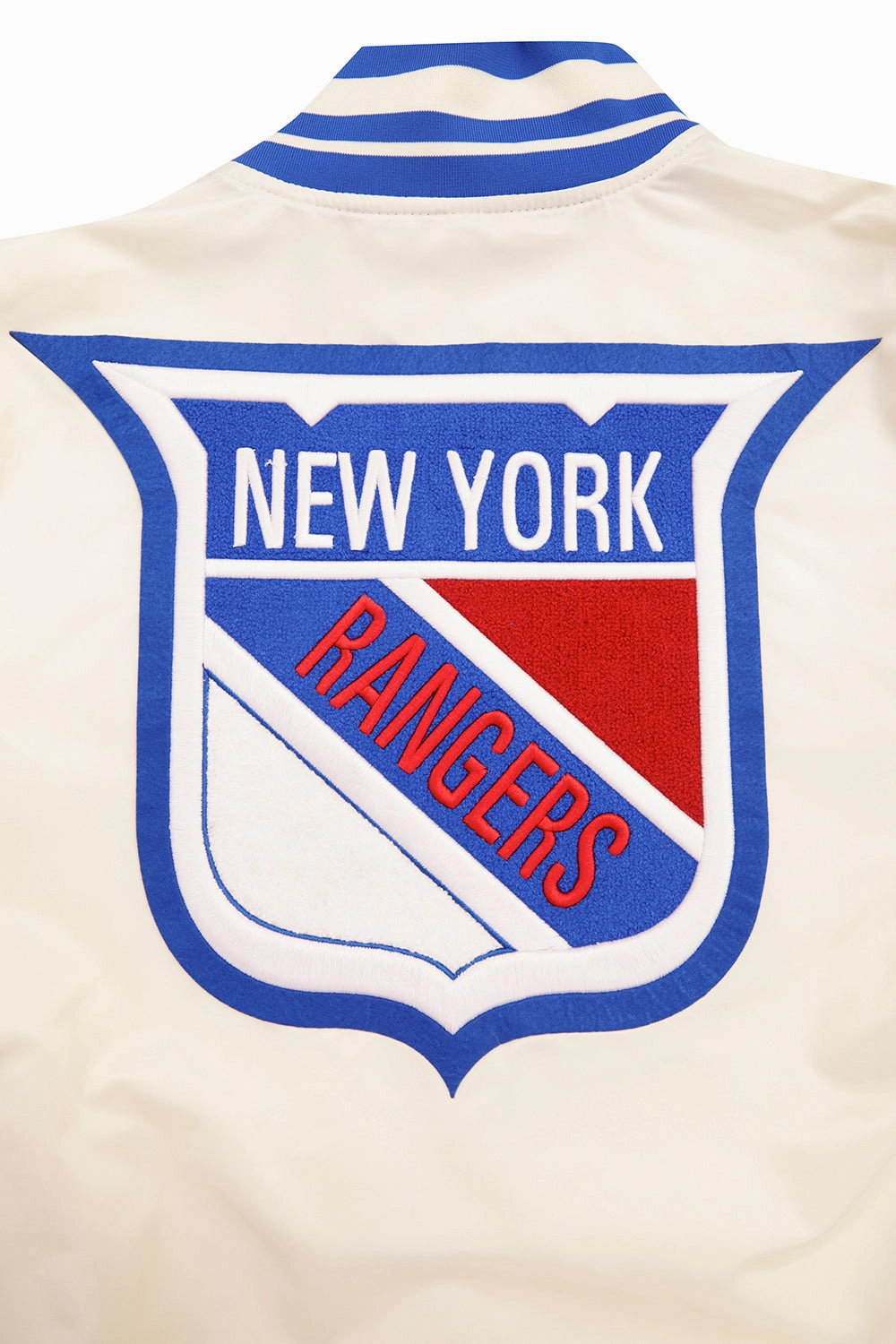 CHAMARRA DE SATN NHL NEW YORK RANGERS RETRO CLASSICS