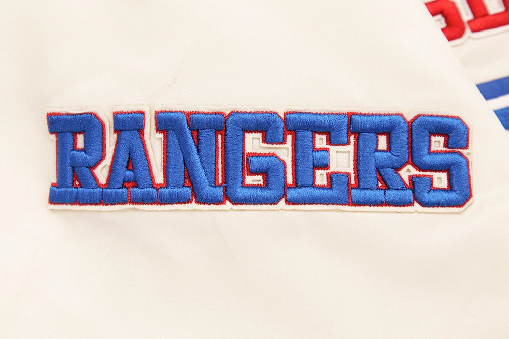 CHAMARRA DE SATN NHL NEW YORK RANGERS RETRO CLASSICS