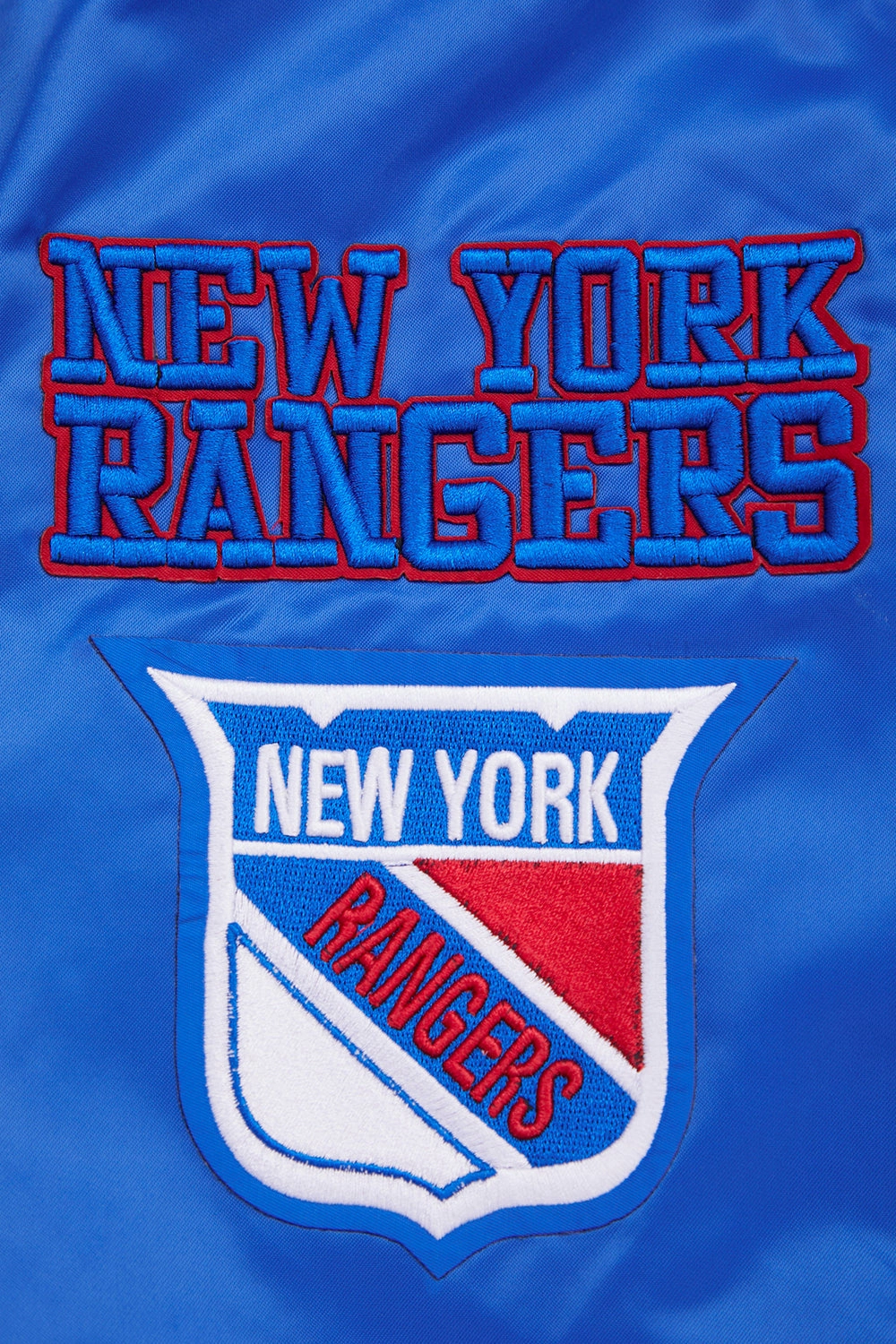 CHAMARRA DE SATN NHL NEW YORK RANGERS RETRO CLASSICS