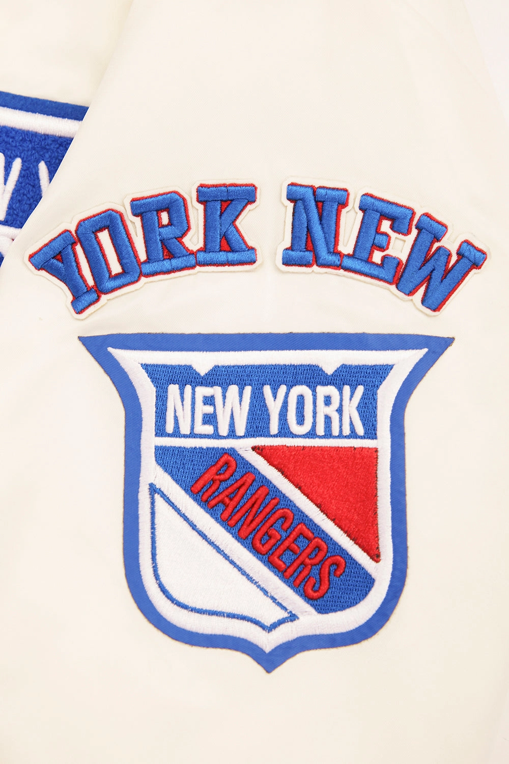 CHAMARRA DE SATN NHL NEW YORK RANGERS RETRO CLASSICS