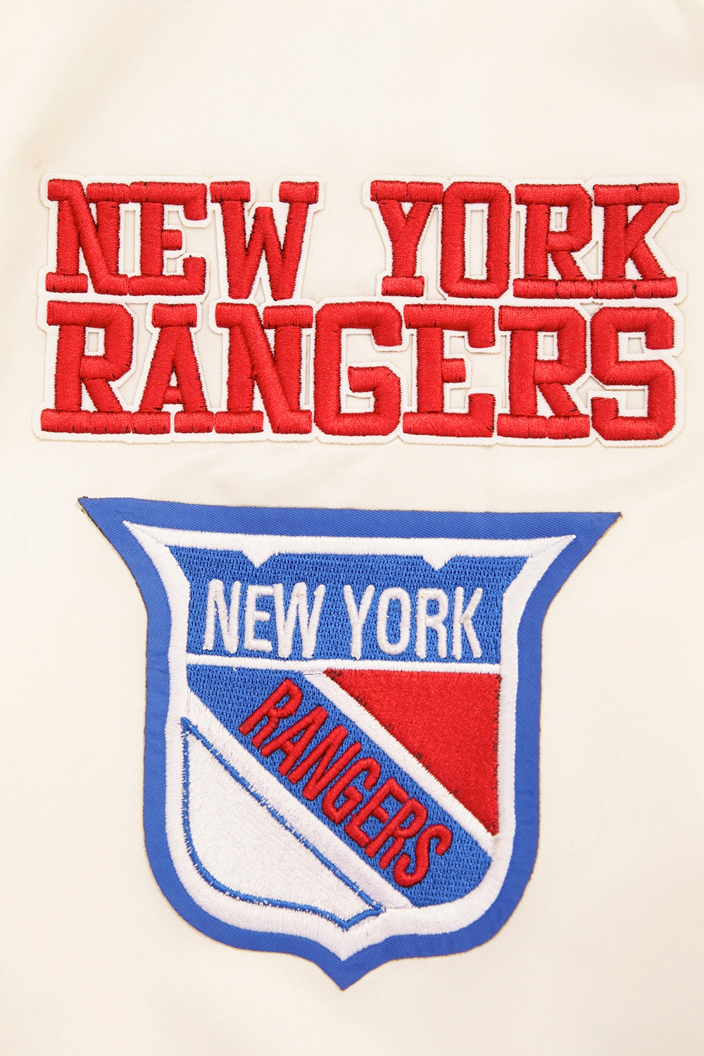 CHAMARRA DE SATN NHL NEW YORK RANGERS RETRO CLASSICS