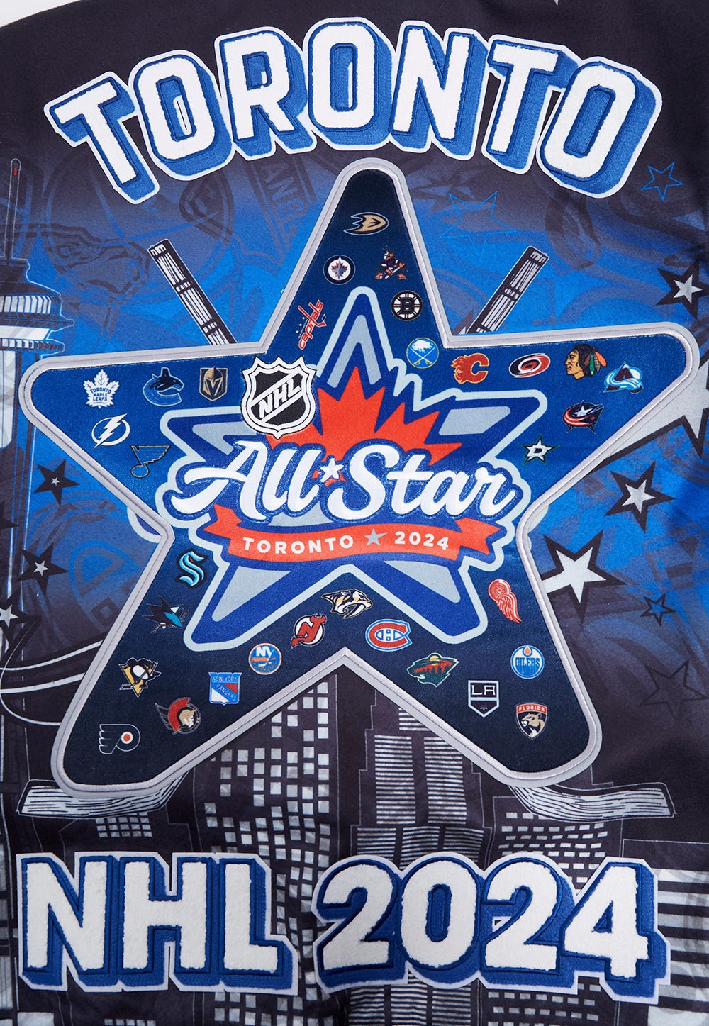 CHAMARRA UNIVERSITARIA NHL ALL TEAMS NHL ALL STAR 2024