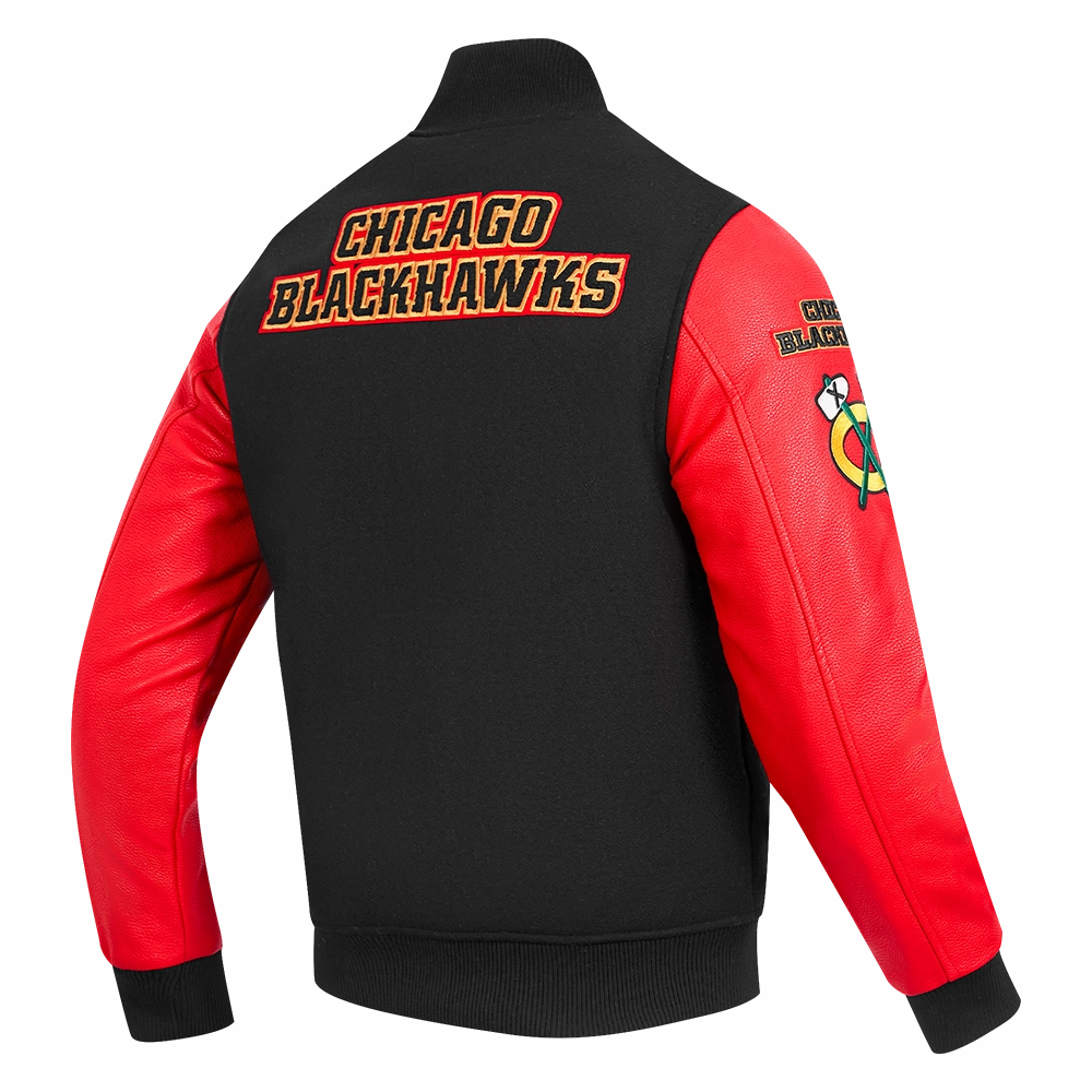 CHAMARRA UNIVERSITARIA NHL CHICAGO BLACKHAWKS CLASSIC VARSITY