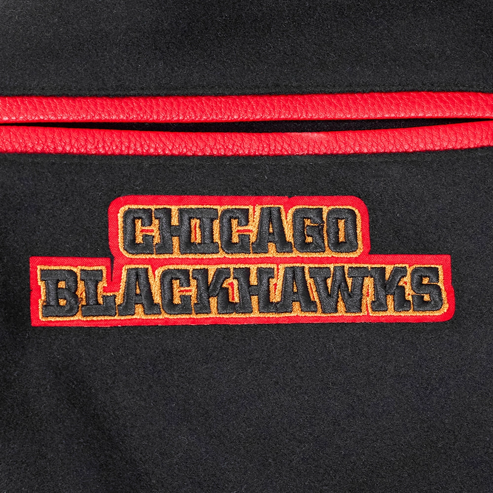 CHAMARRA UNIVERSITARIA NHL CHICAGO BLACKHAWKS CLASSIC VARSITY