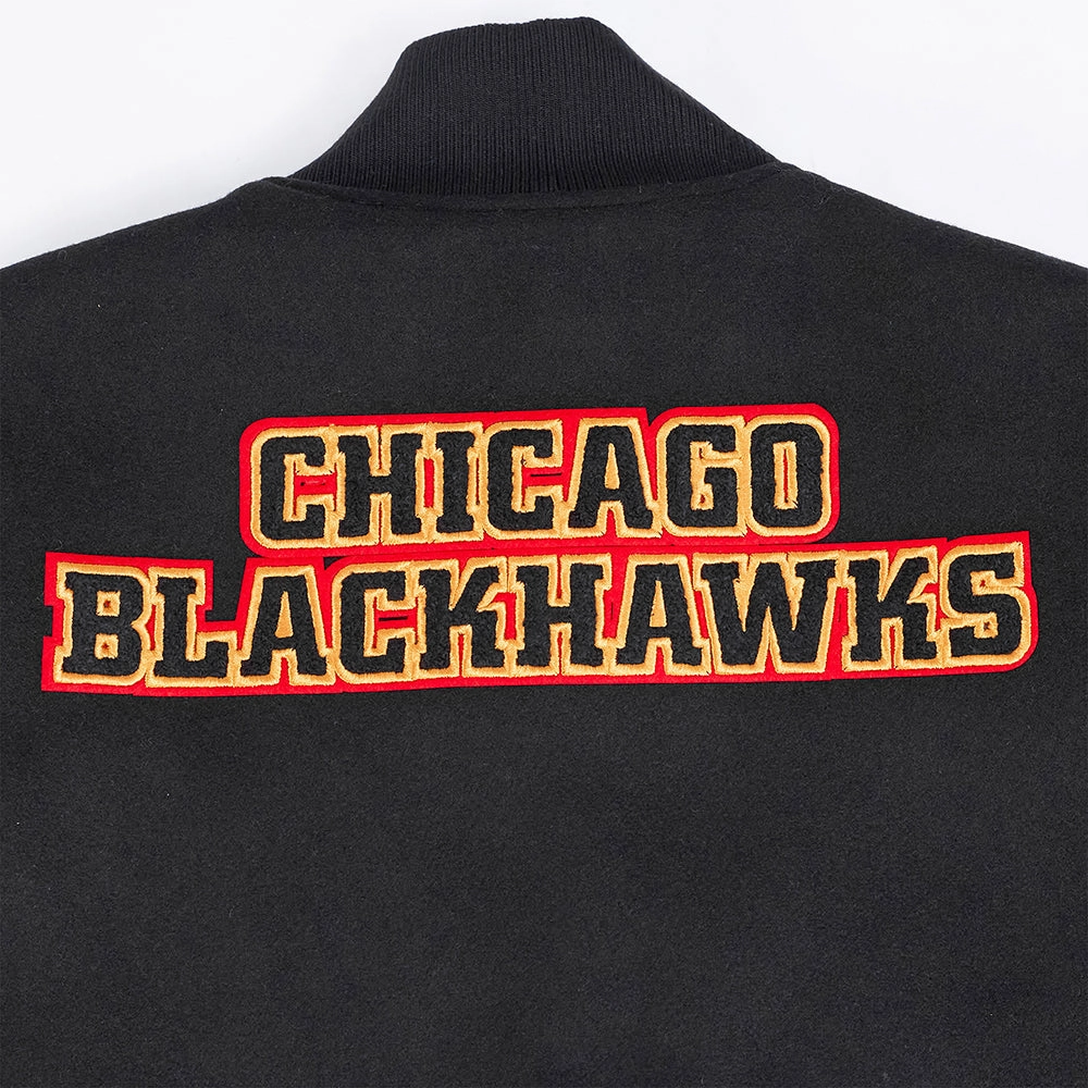 CHAMARRA UNIVERSITARIA NHL CHICAGO BLACKHAWKS CLASSIC VARSITY