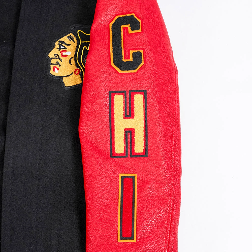 CHAMARRA UNIVERSITARIA NHL CHICAGO BLACKHAWKS CLASSIC VARSITY