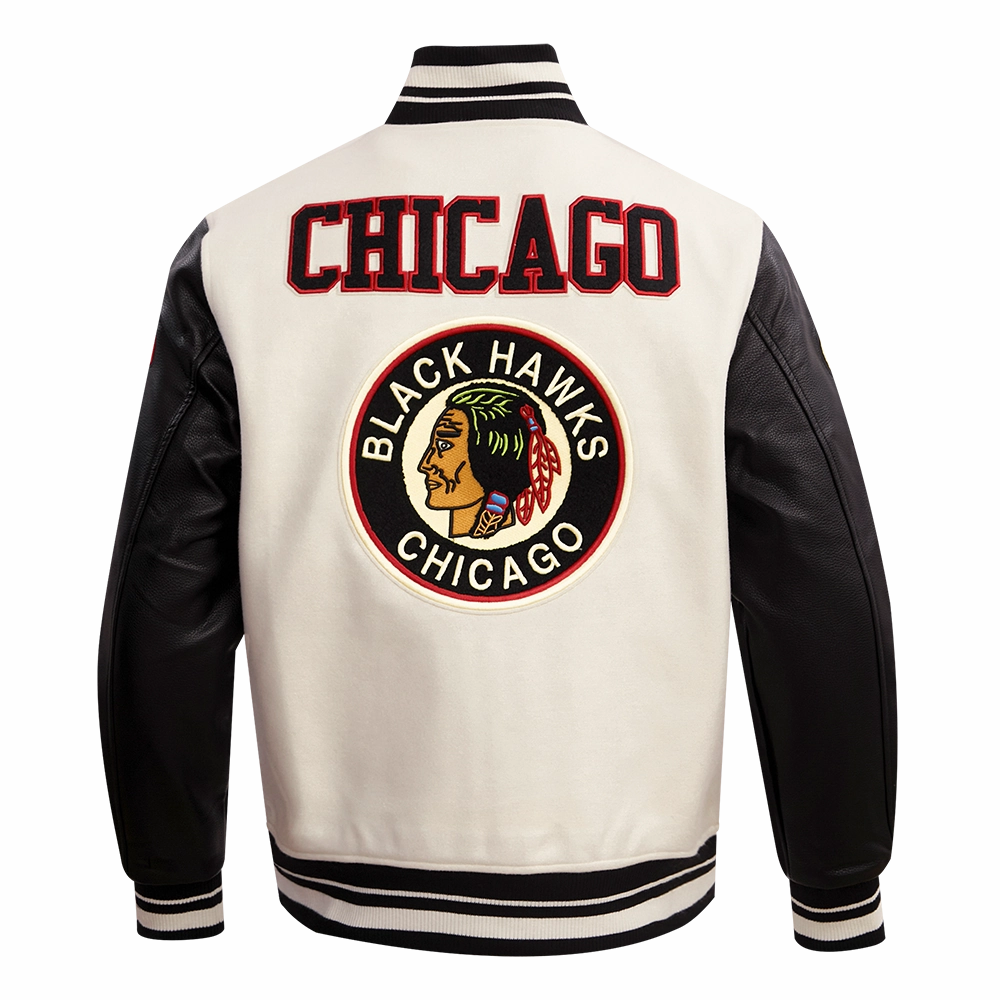 CHAMARRA UNIVERSITARIA NHL CHICAGO BLACKHAWKS RETRO CLASSICS