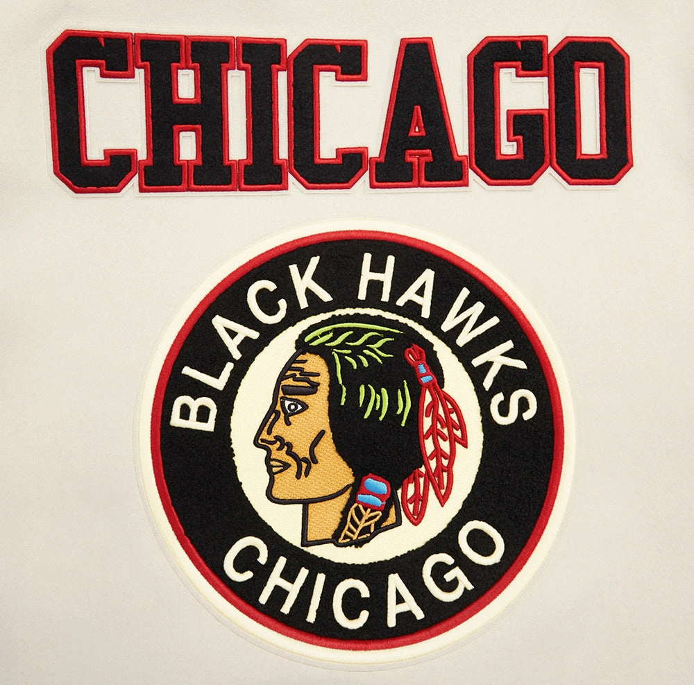 CHAMARRA UNIVERSITARIA NHL CHICAGO BLACKHAWKS RETRO CLASSICS
