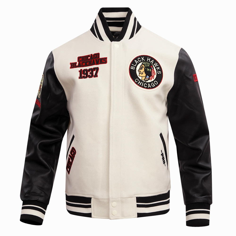 CHAMARRA UNIVERSITARIA NHL CHICAGO BLACKHAWKS RETRO CLASSICS