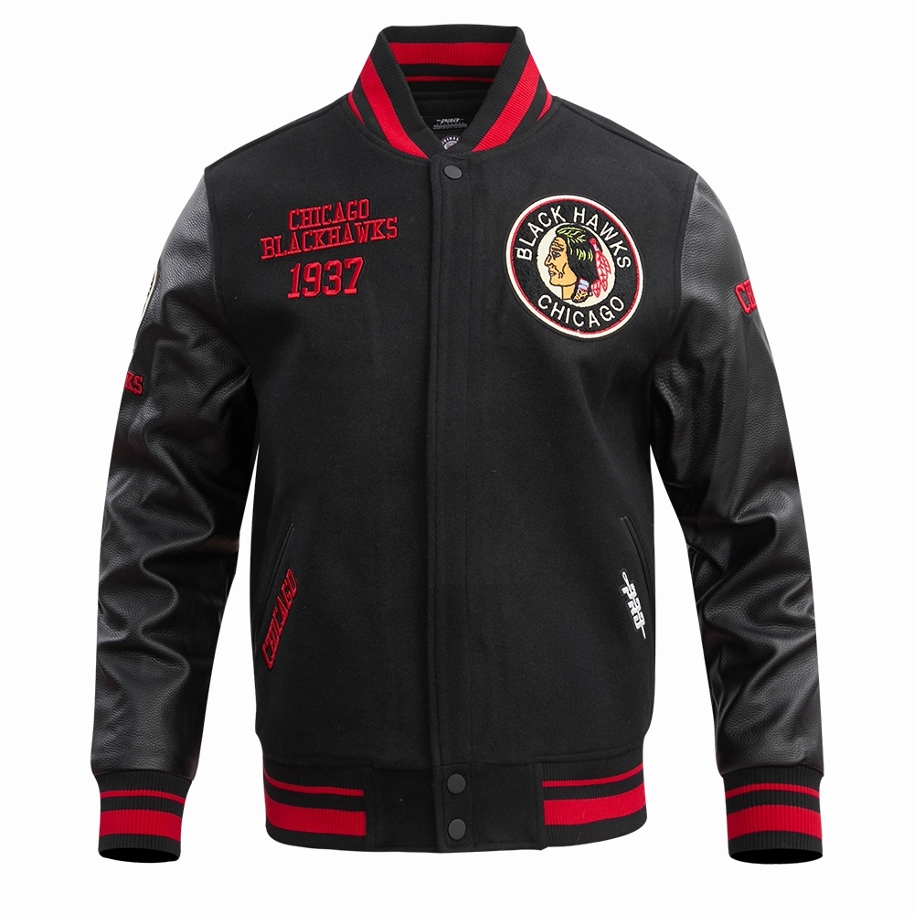 CHAMARRA UNIVERSITARIA NHL CHICAGO BLACKHAWKS RETRO CLASSICS