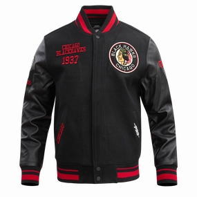 CHAMARRA UNIVERSITARIA NHL CHICAGO BLACKHAWKS RETRO CLASSICS