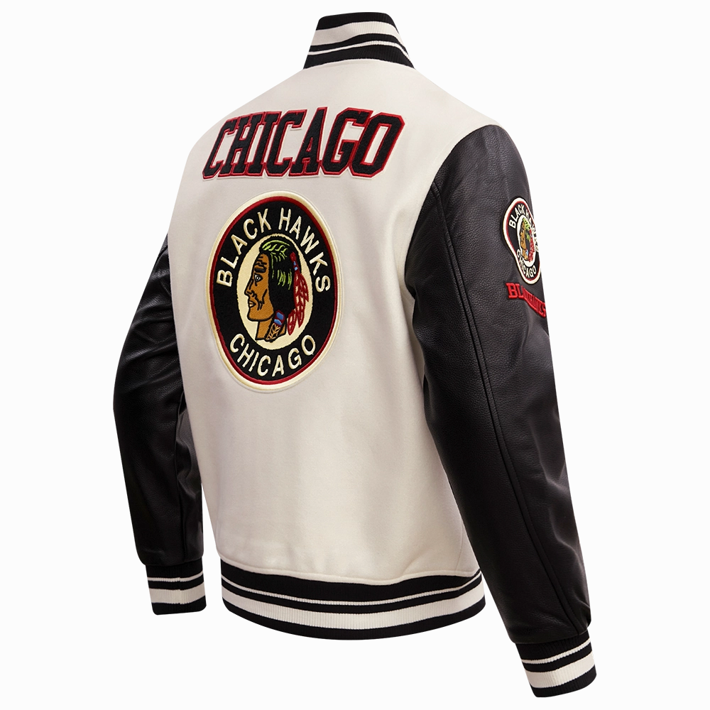 CHAMARRA UNIVERSITARIA NHL CHICAGO BLACKHAWKS RETRO CLASSICS