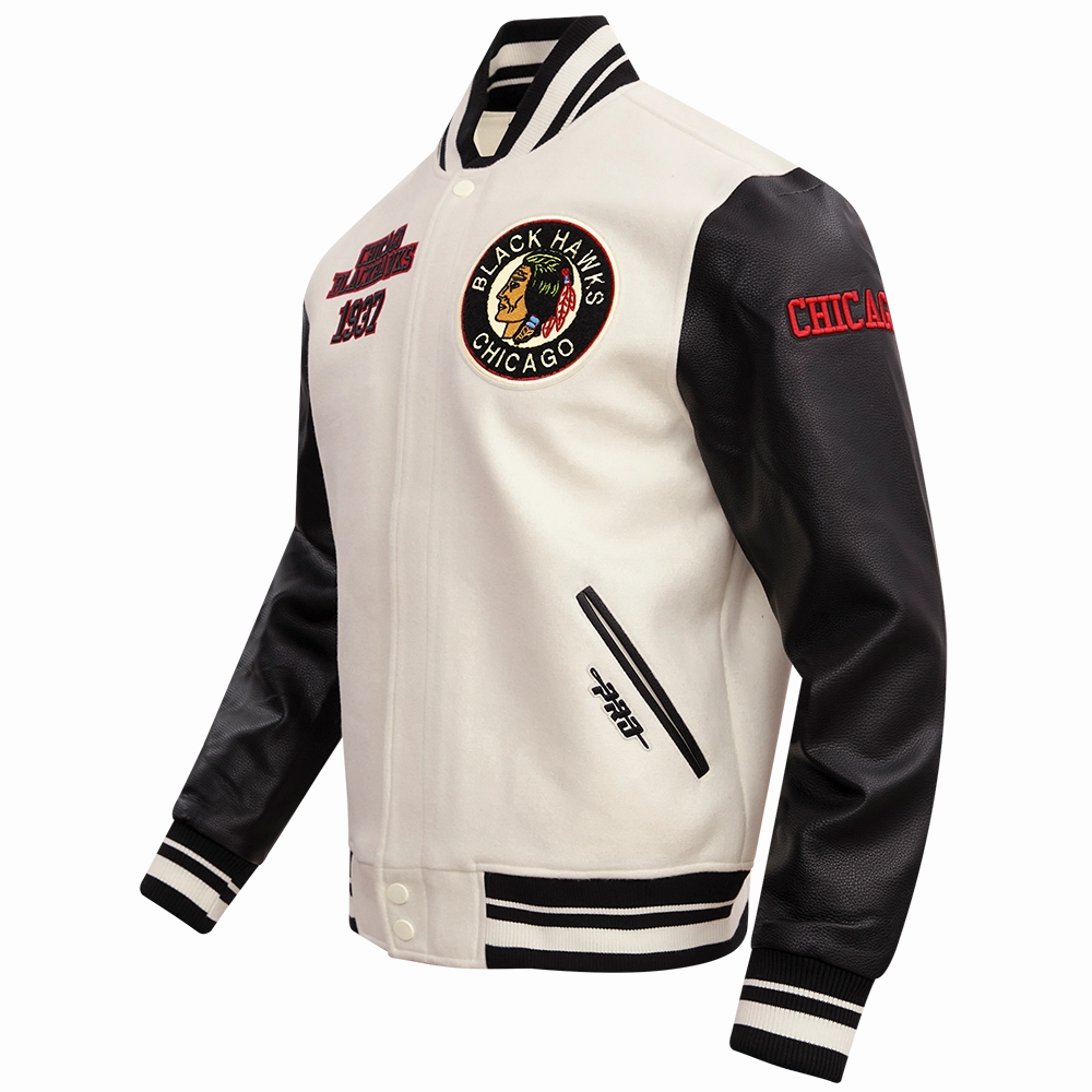 CHAMARRA UNIVERSITARIA NHL CHICAGO BLACKHAWKS RETRO CLASSICS