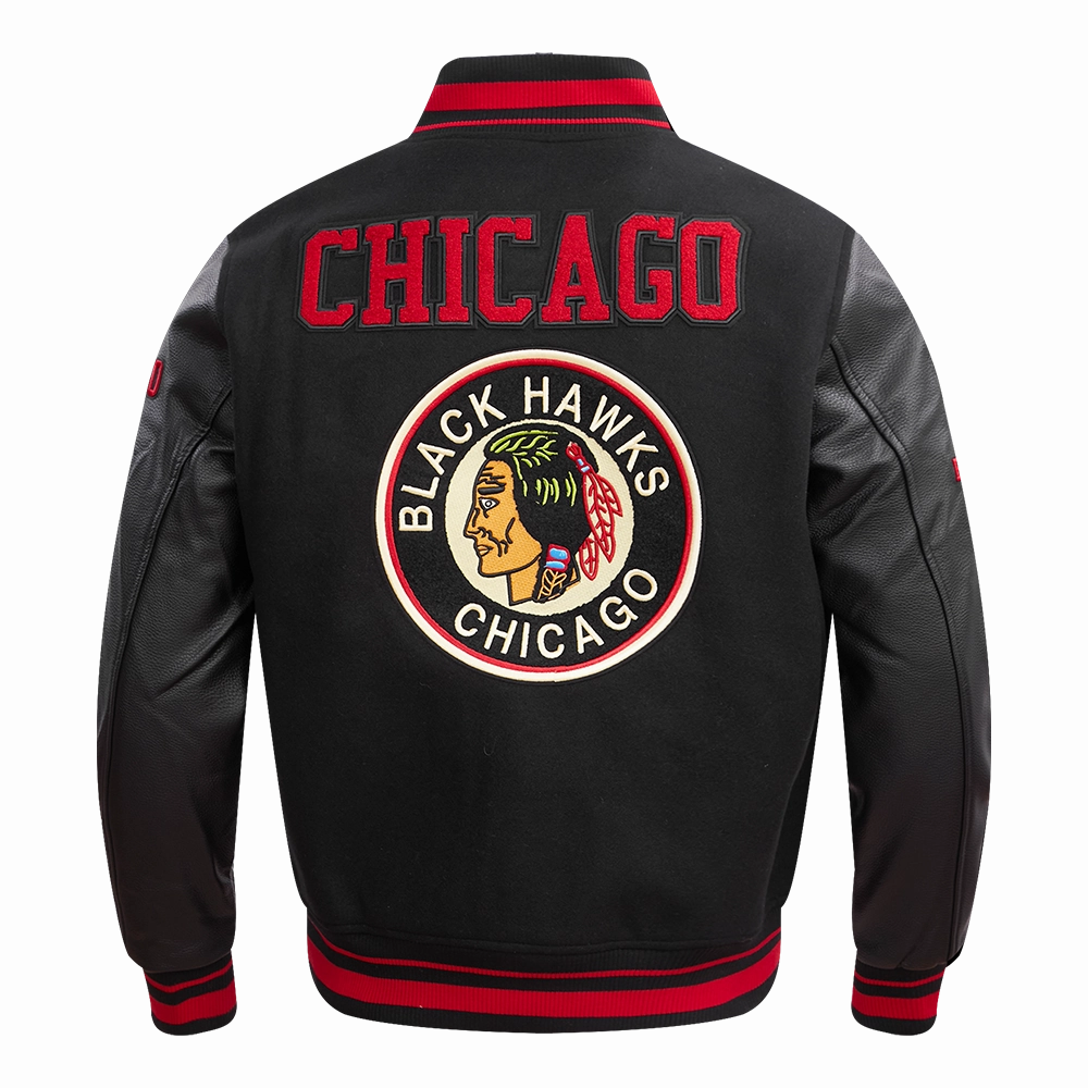 CHAMARRA UNIVERSITARIA NHL CHICAGO BLACKHAWKS RETRO CLASSICS