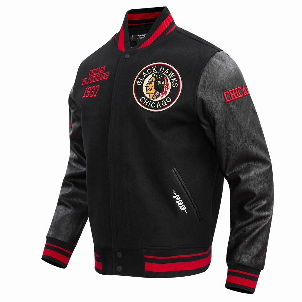 CHAMARRA UNIVERSITARIA NHL CHICAGO BLACKHAWKS RETRO CLASSICS
