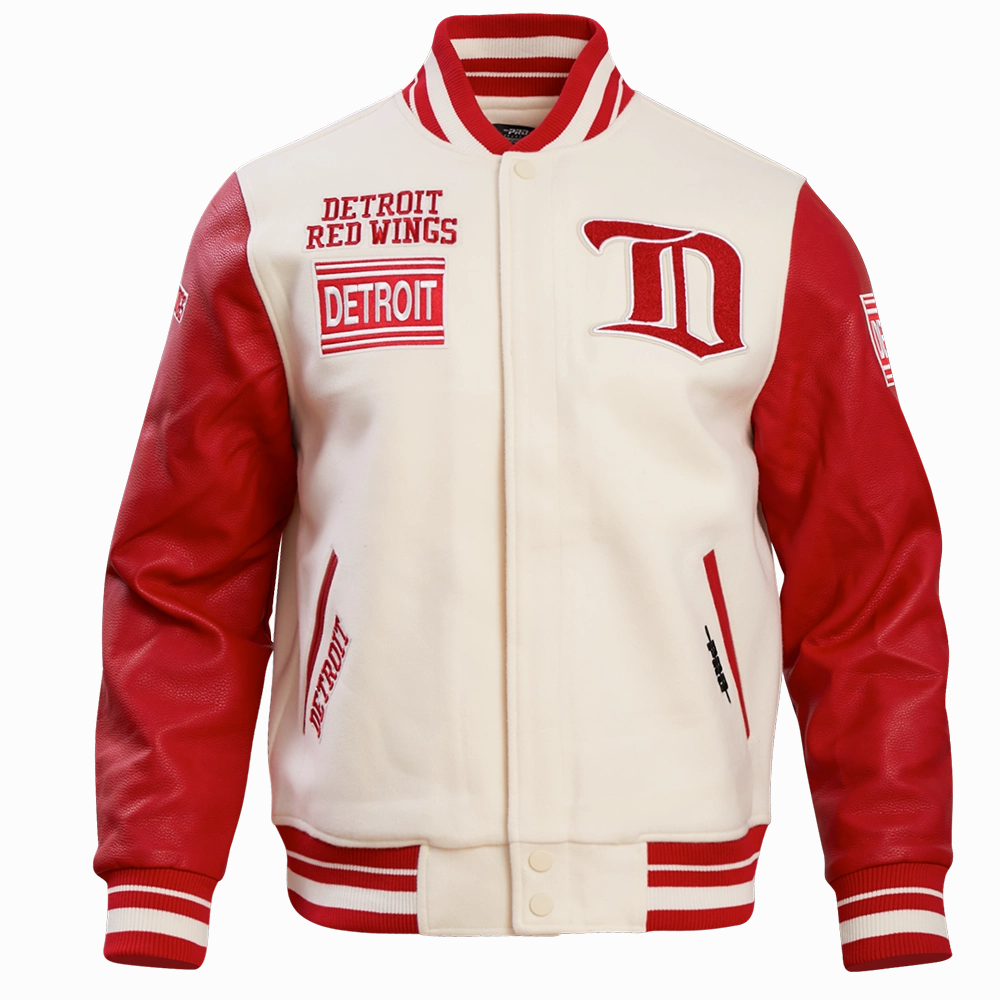 CHAMARRA UNIVERSITARIA NHL DETROIT RED WINGS RETRO CLASSICS