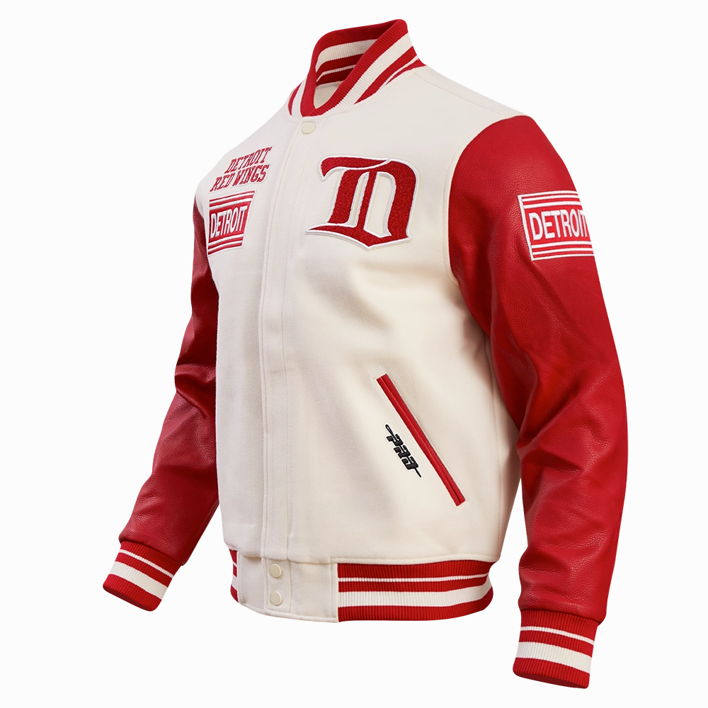 CHAMARRA UNIVERSITARIA NHL DETROIT RED WINGS RETRO CLASSICS