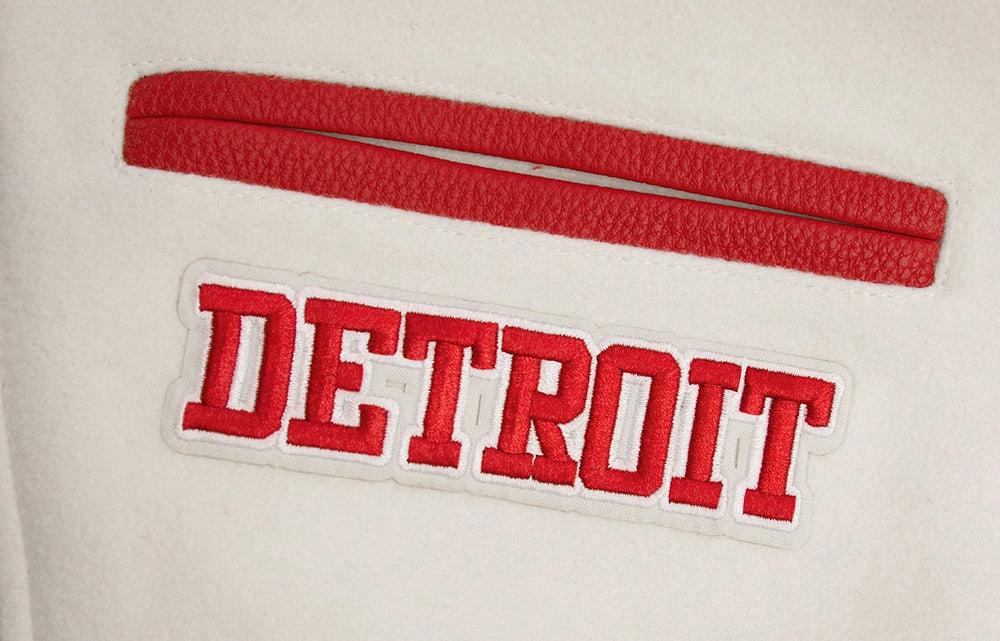 CHAMARRA UNIVERSITARIA NHL DETROIT RED WINGS RETRO CLASSICS PARA MUJER