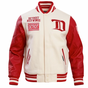 CHAMARRA UNIVERSITARIA NHL DETROIT RED WINGS RETRO CLASSICS