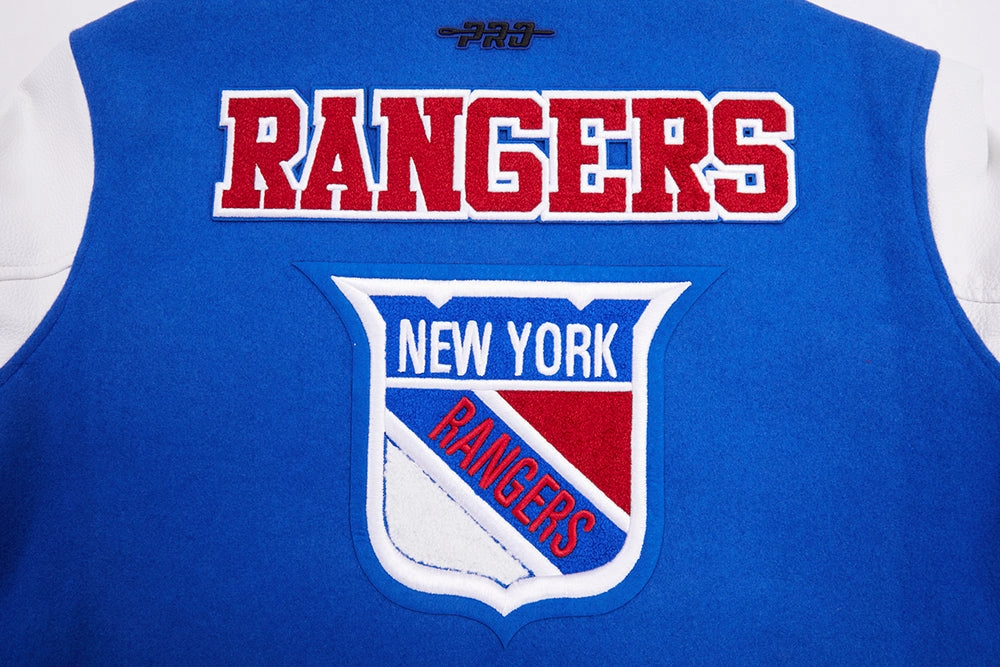 CHAMARRA UNIVERSITARIA NHL NEW YORK RANGERS RETRO CLASSICS PARA MUJER