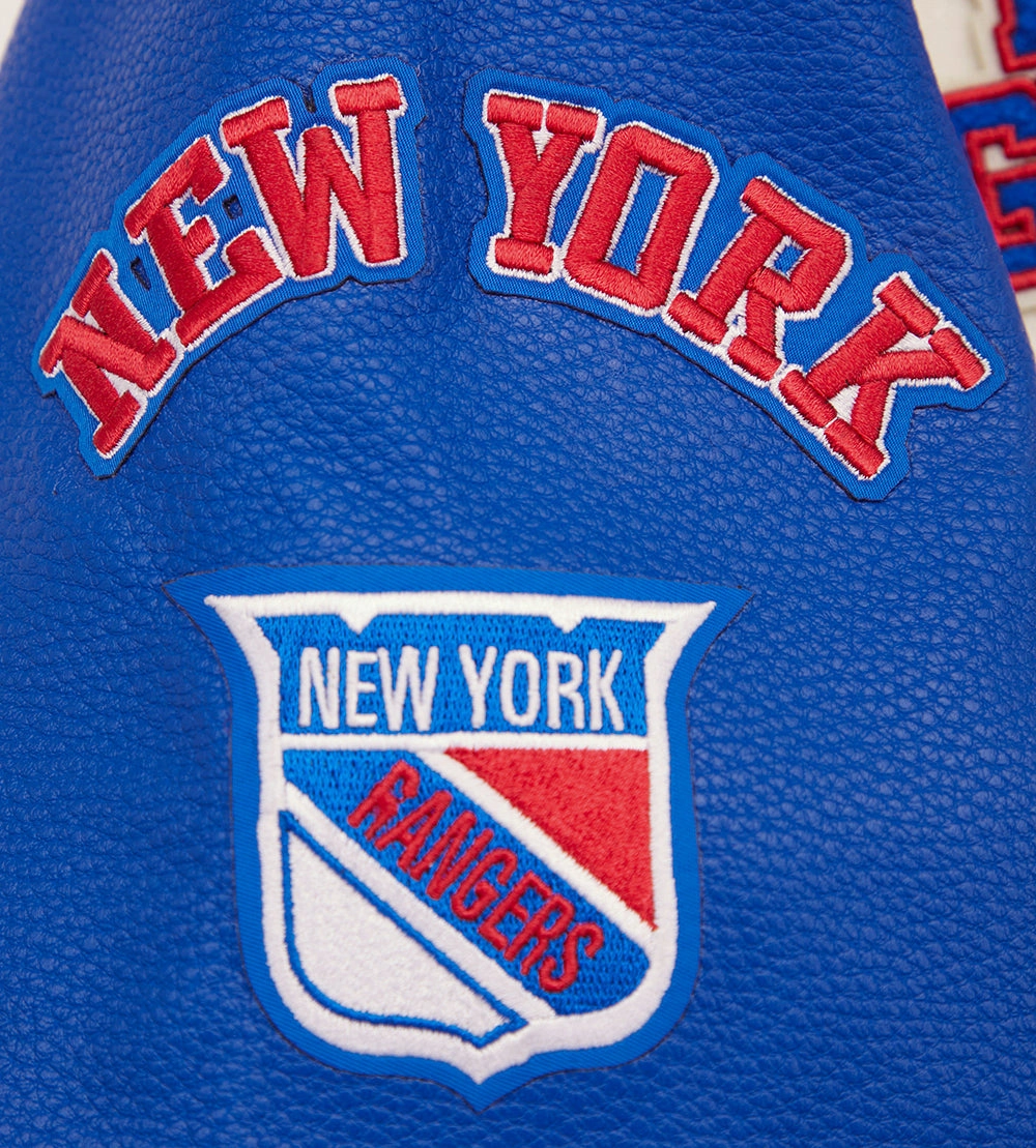 CHAMARRA UNIVERSITARIA NHL NEW YORK RANGERS RETRO CLASSICS PARA MUJER