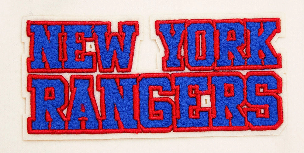CHAMARRA UNIVERSITARIA NHL NEW YORK RANGERS RETRO CLASSICS PARA MUJER