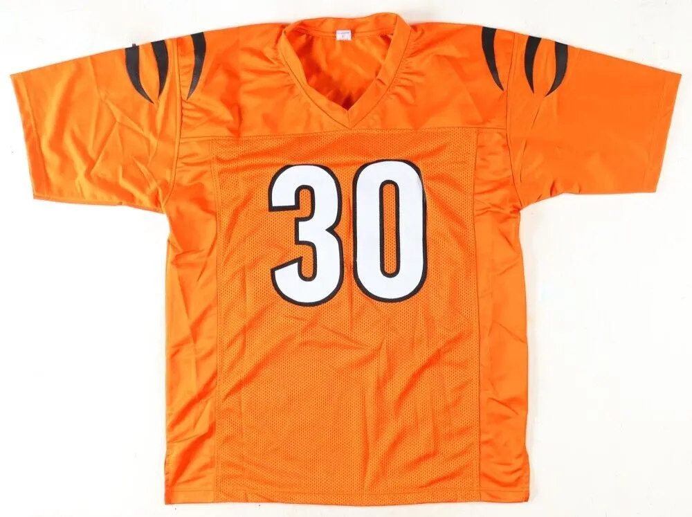 Chase Brown Signed Cincinnati Bengals Jersey (Beckett) 2023 Draft Pick / RB