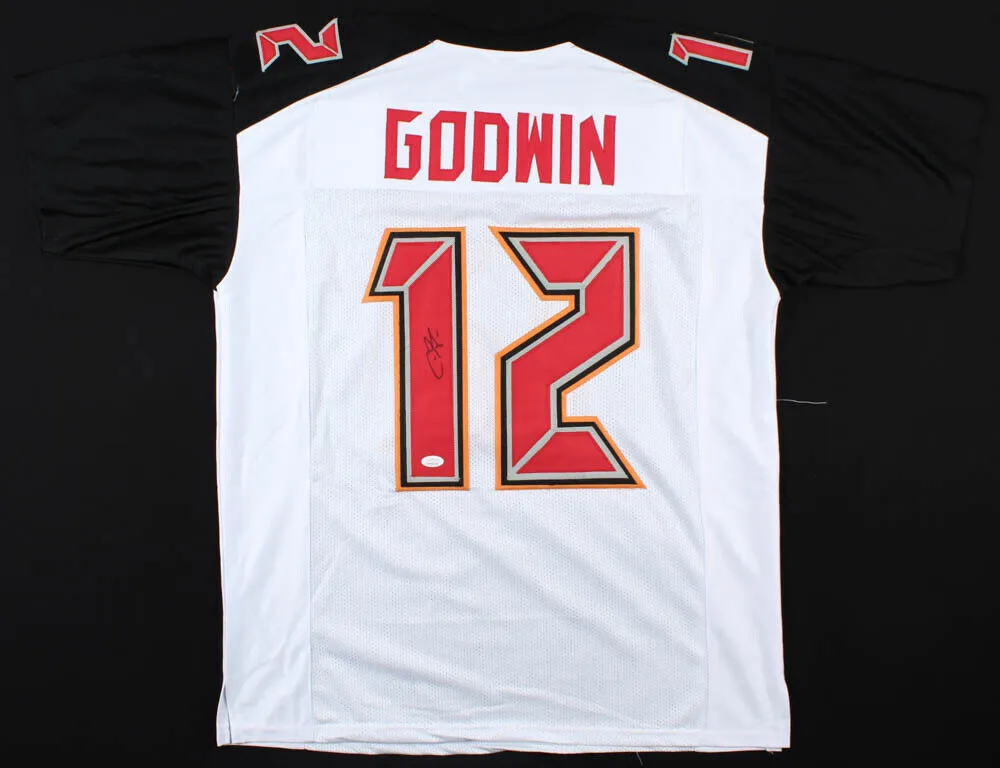 Chris Godwin Signed Tampa Bay Buccaneers Jersey (JSA COA) 2017 3rd Round Pick