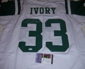 Chris Ivory Signed New York Jets Jersey (JSA COA) 2015 Pro Bowl Running Back