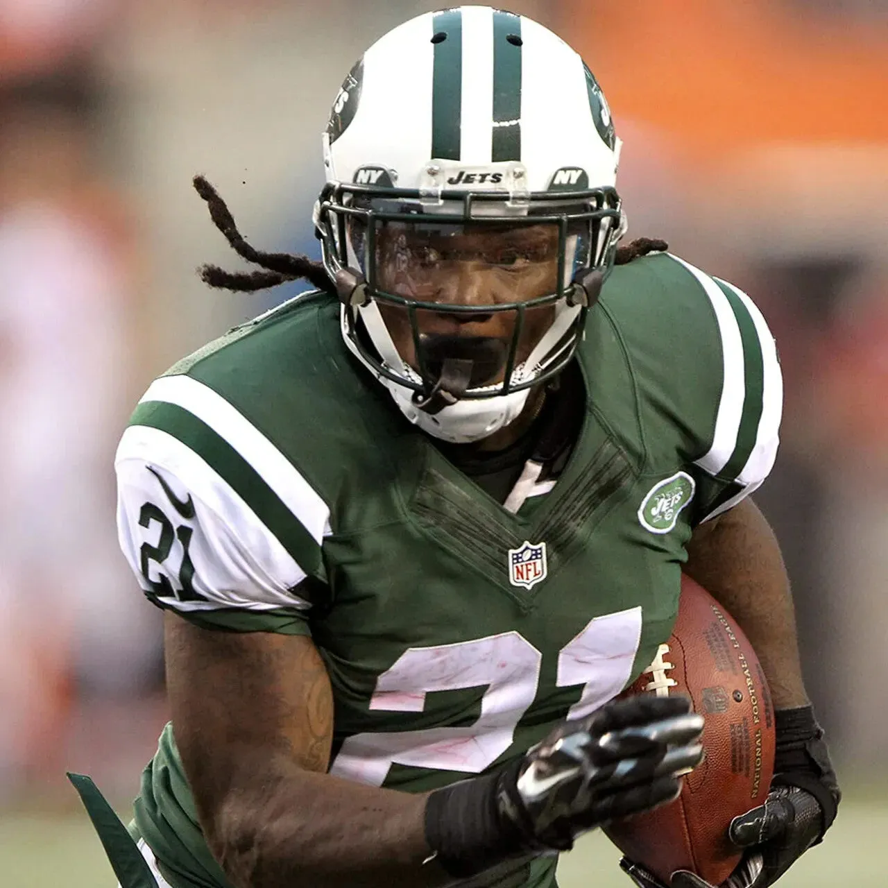 Chris Johnson Signed New York Jets Jersey (JSA COA) 3Pro Bowl RB / 20082010