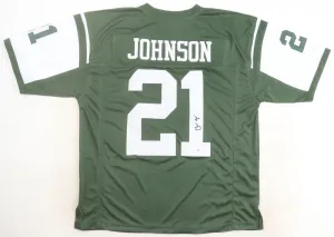 Chris Johnson Signed New York Jets Jersey (JSA COA) 3Pro Bowl RB / 20082010